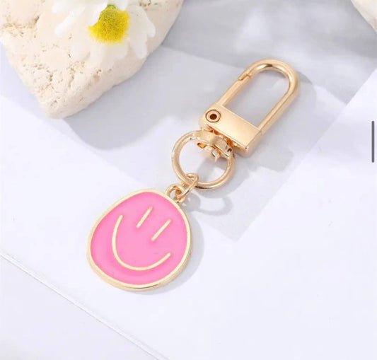 Smile Happy Face Keychain